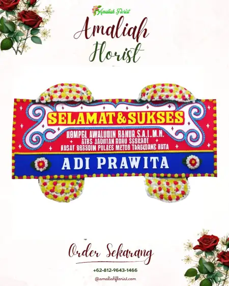 Papan Bunga Ucapan Selamat Calincing
