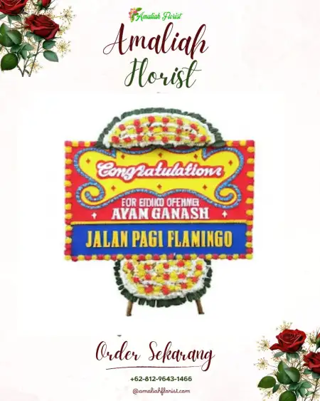 Sewa Papan Bunga Calincing